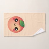 かわいいピーチハンドタオル ハンドタオル (ハンドタオル)