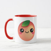 かわいいピーチマグ マグカップ (左)
