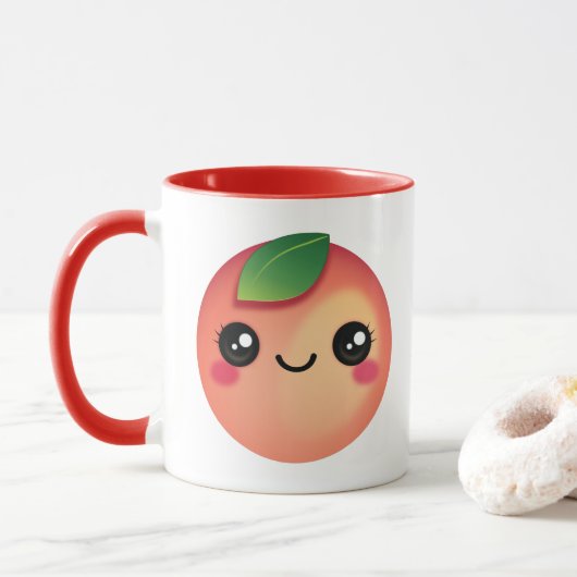かわいいピーチマグ マグカップ (ドーナツ)