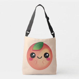 かわいいピーチ クロスボディバッグ