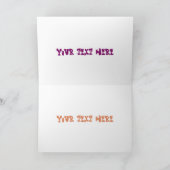 かわいいピーナッツバターとゼリーサンド漫画 カード (内部)