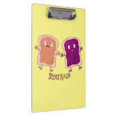 かわいいピーナッツバターとゼリーサンド漫画 クリップボード (右)