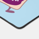 かわいいピーナッツバターとゼリーサンド漫画 デスクマット (コーナー)