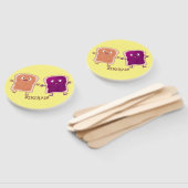 かわいいピーナッツバターとゼリーサンド漫画 ハンドファン (組立なし)