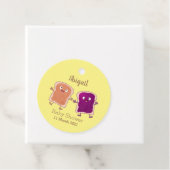 かわいいピーナッツバターとゼリーサンド漫画 フェイバータグ (インサイチュ)