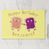 かわいいピーナッツバターとゼリーサンド漫画 ペーパーパッド (インサイチュ)