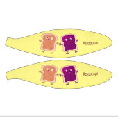 かわいいピーナッツバターとゼリーサンド漫画 ミニバスケットボール (パネル)