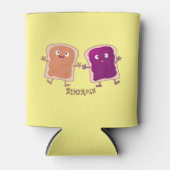 かわいいピーナッツバターとゼリーサンド漫画 缶クーラー (正面)