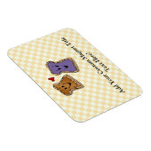 かわいいピーナッツバターとゼリー最高のの友達 マグネット (右側)