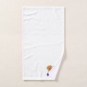 かわいいピーナッツバターとゼリー バスタオルセット (ハンドタオル)