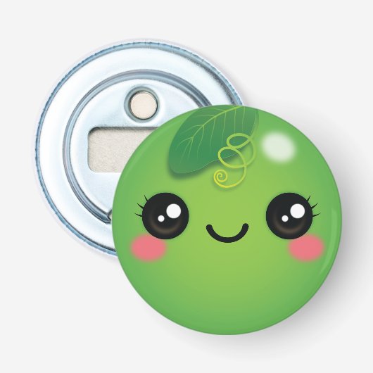 かわいいピーボトルオープナー 栓抜き (正面)