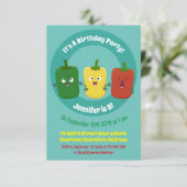 かわいいピーマンのトウガラシのトウガラシのトリオで漫画を歌う 招待状 (スタンド正面)