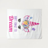 かわいいピ忘れンクユニコーンを夢見るな タペストリー (正面(横))