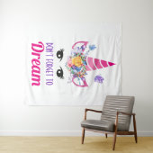 かわいいピ忘れンクユニコーンを夢見るな タペストリー (インサイチュ(横))