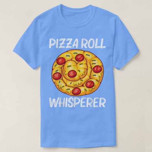 かわいいピ転がザデザイン女子男性へピザおやつF Tシャツ (デザイン正面)
