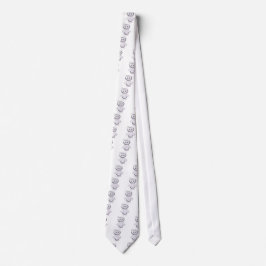 かわいいフおもしろいクロウの柄 ネクタイ