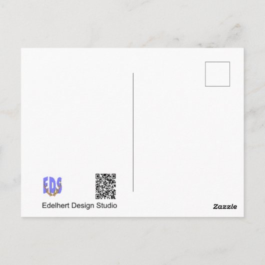 かわいいファイアバタフライDIYはがき ポストカード (裏面)