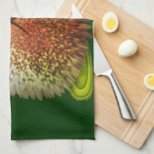 かわいいファジーなアニメのキャラクターアート キッチンタオル (四つ折り)