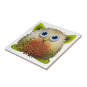 かわいいファジーなアニメのキャラクターアート タイル (側面)