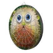 かわいいファジーなアニメのキャラクターアート ダーツボード (正面右)