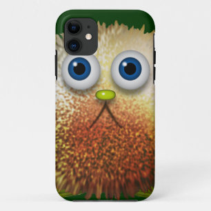 かわいいファジーなアニメのキャラクターアート iPhone 11 ケース