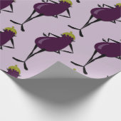 かわいいファッショニスタナスパターン包装紙 ラッピングペーパー (角)