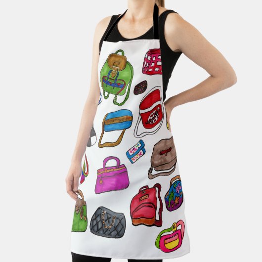 かわいいファッション図解入りの、写真付きの財布パターンアートおもしろい エプロン (インサイチュ)