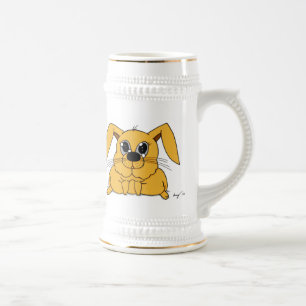 かわいいファットバニースタイン ビールジョッキ