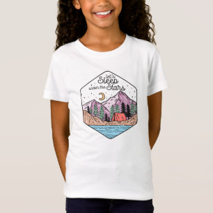 かわいいファミリーキャンプ Tシャツ
