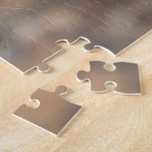 かわいいファンキージンジャーキャットキットン顔 ジグソーパズル (側面)