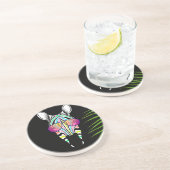 かわいいファンキーゼブラ コースター (側面)