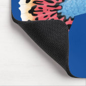 かわいいファンシーグッピーの熱帯魚の漫画 マウスパッド (コーナー)