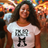 かわいいファンシータキシード猫パンダ子猫 Tシャツ