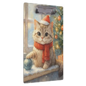 かわいいファンタジーなクリスマスの猫 クリップボード (右)