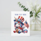 かわいいファンタジーユニコーン追加メッセージ7月4日 シーズンポストカード (スタンド正面)