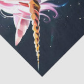 かわいいファンタジーレインボーユニコーン誕生日ギフトラップ 薄葉紙 (詳細)