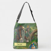 かわいいファンタジー絵画ビューティカスタムズ クロスボディバッグ (裏面)