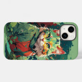 かわいいファンタジー カラー スプラッシュ 猫 デザイン Case-Mate iPhoneケース (裏面 (横))