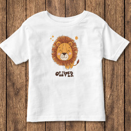 かわいいファンタジー ライオン トドラーTシャツ