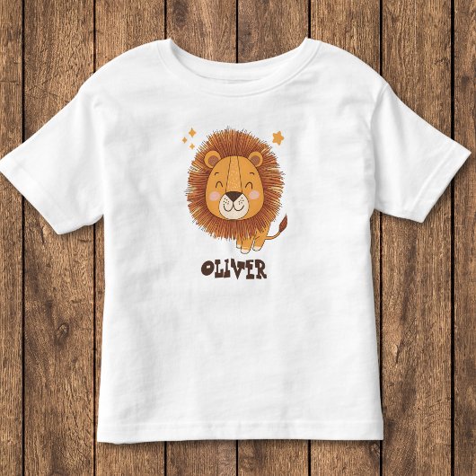 かわいいファンタジー ライオン トドラーTシャツ