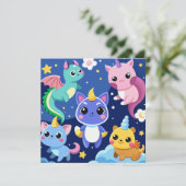 かわいいファンタジー 招待状 (スタンド正面)