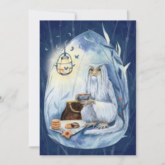 かわいいファンタスティックお洒落 案内状 (正面)