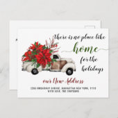 かわいいファームのクリスマストラックの移動発表 ポストカード (正面/裏面)