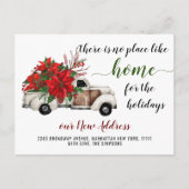 かわいいファームのクリスマストラックの移動発表 ポストカード (正面)