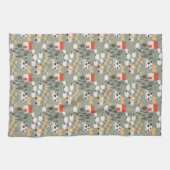 かわいいファームのシーンパターン キッチンタオル (横)