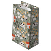 かわいいファームのシーンパターン スモールペーパーバッグ (裏面アングル)