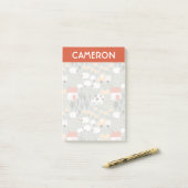 かわいいファームのシーンパターン ポストイット (デスク上)