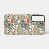 かわいいファームのシーンパターン SAMSUNG GALAXYケース (裏面横)