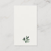 かわいいファームの牛の葉ディスプレイシャワー赤ちゃんシャワー エンクロージャーカード (裏面)