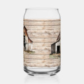 かわいいファームの羊の愛好家の名前を追加 ガラス缶 (左)